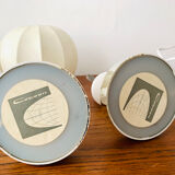 Set of 2 cocoon table lamps