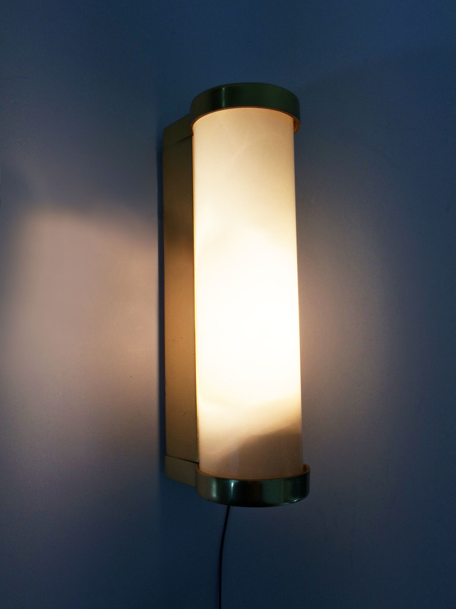 Pair of vintage erco 921 patent zippered wall light germany. year 70