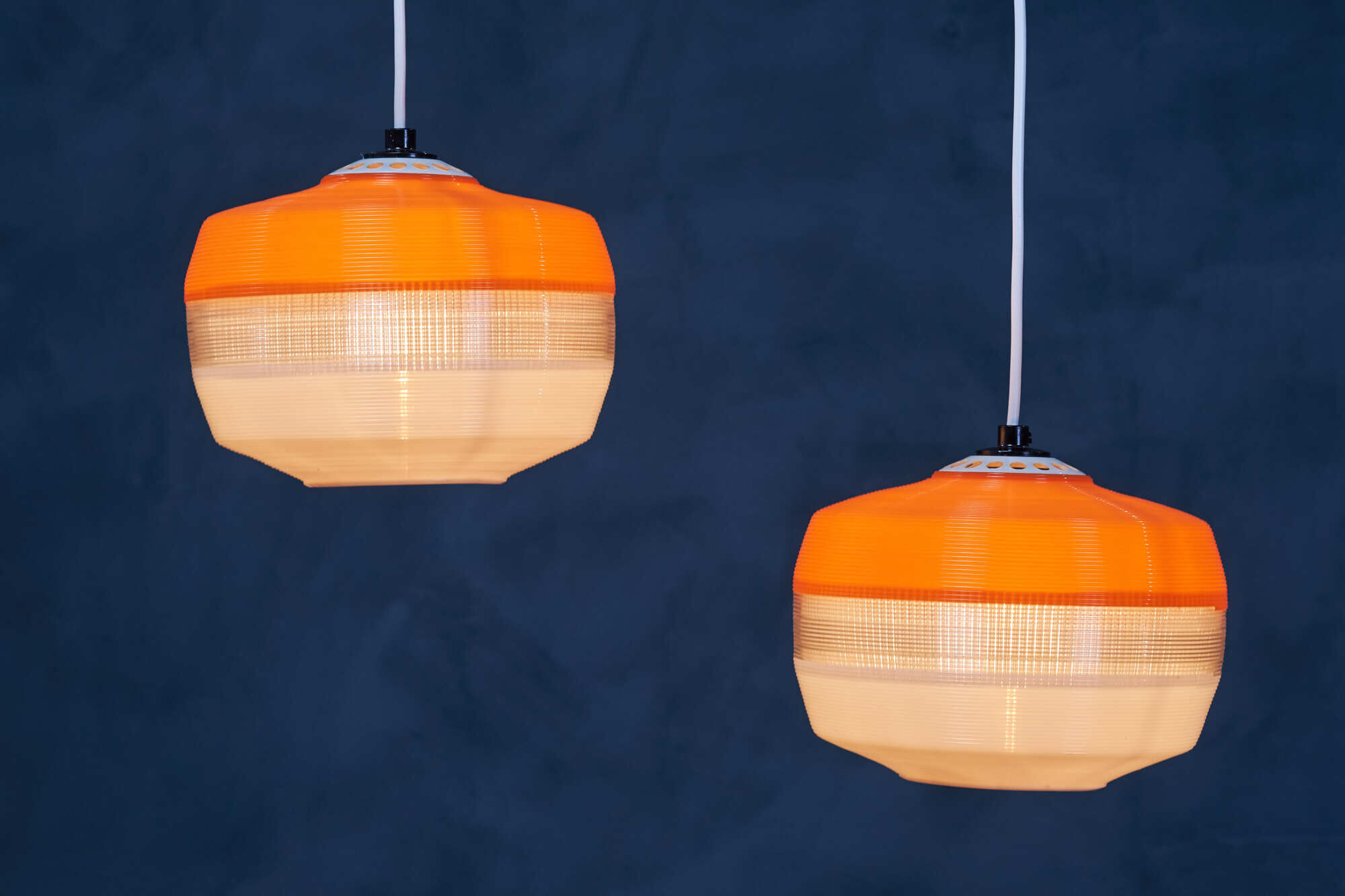 Vintage dutch pendant lamps, 1960s, set of 2