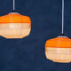 Vintage dutch pendant lamps, 1960s, set of 2
