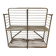 20th century curved aluminum bakery rack
