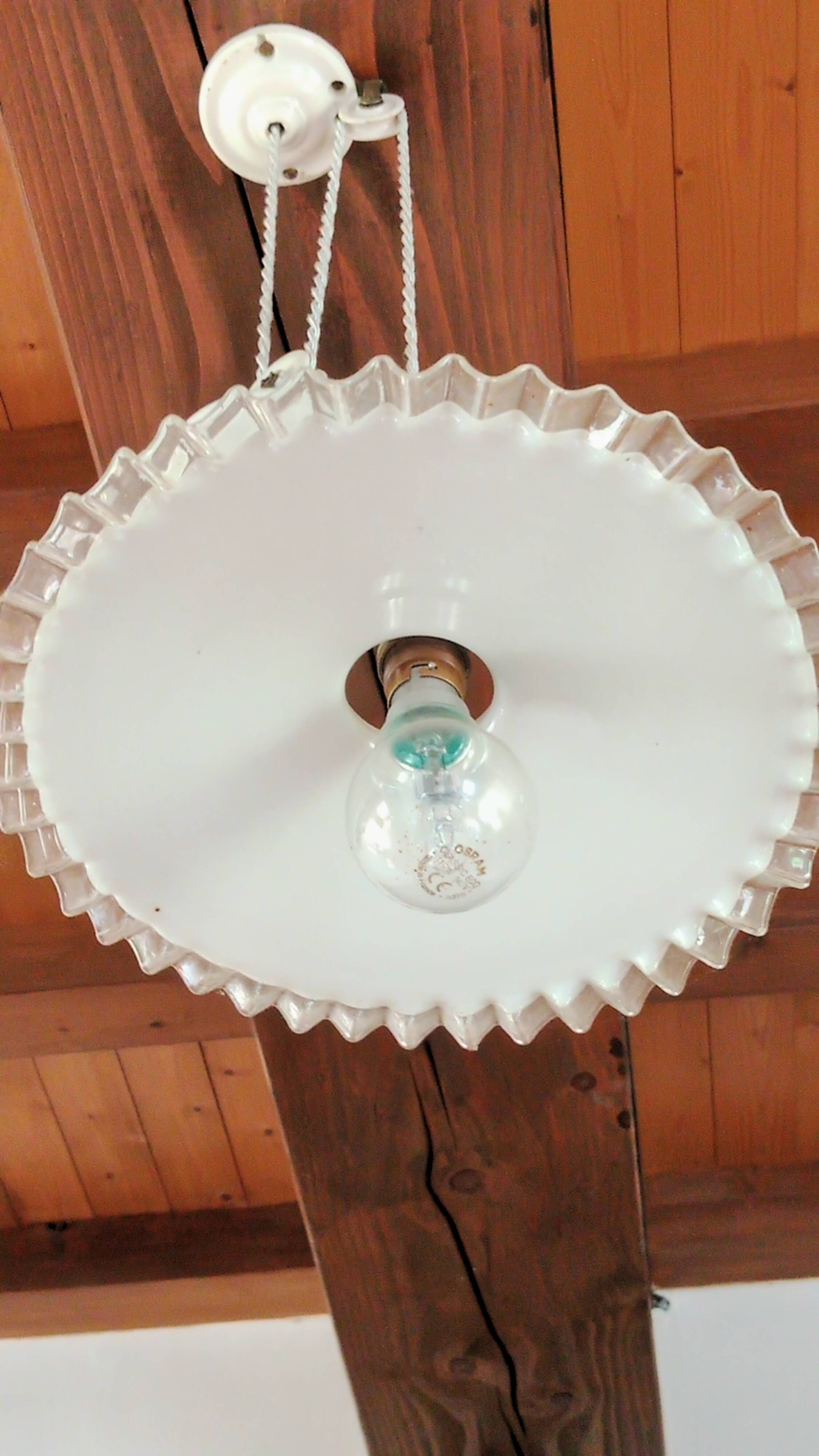 Opaline pendant light