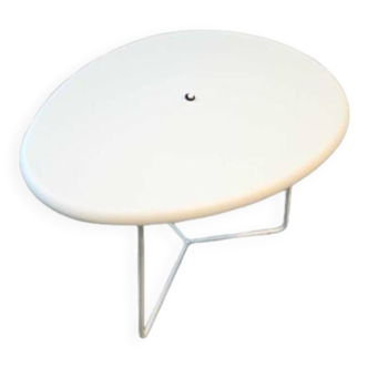 Fermob White Metal Coffee Table - Cocotte Model