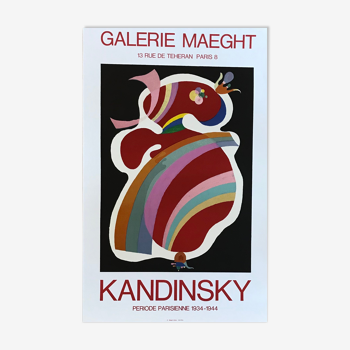 Affiche d'exposition Kandinsky