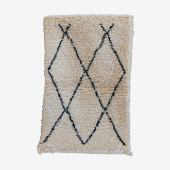 Berber carpet, beni ouarain, 58x100cm
