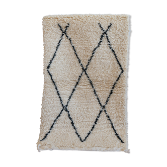 Berber carpet, beni ouarain, 58x100cm