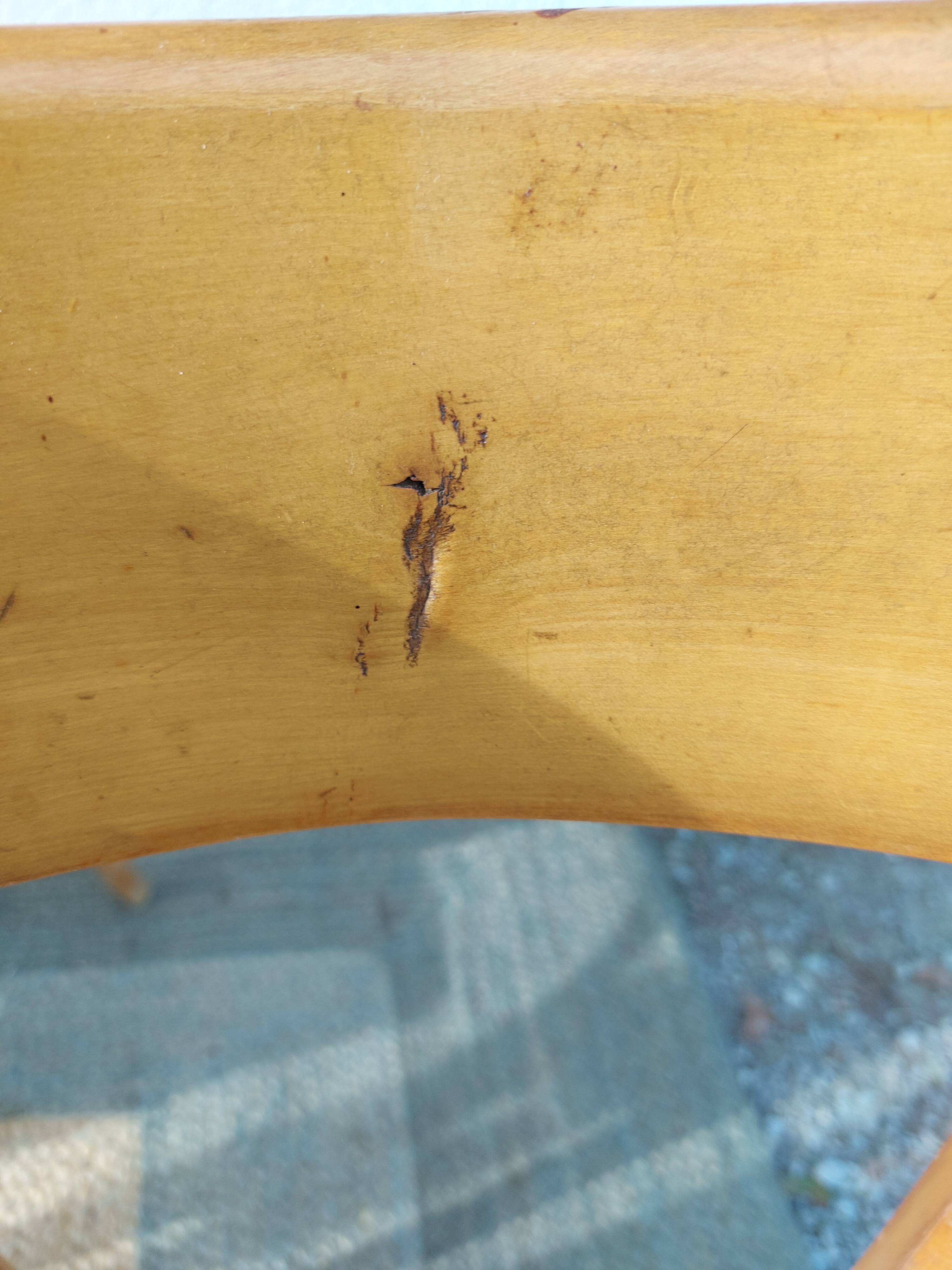 6 chaises bistrot Luterma, vintage