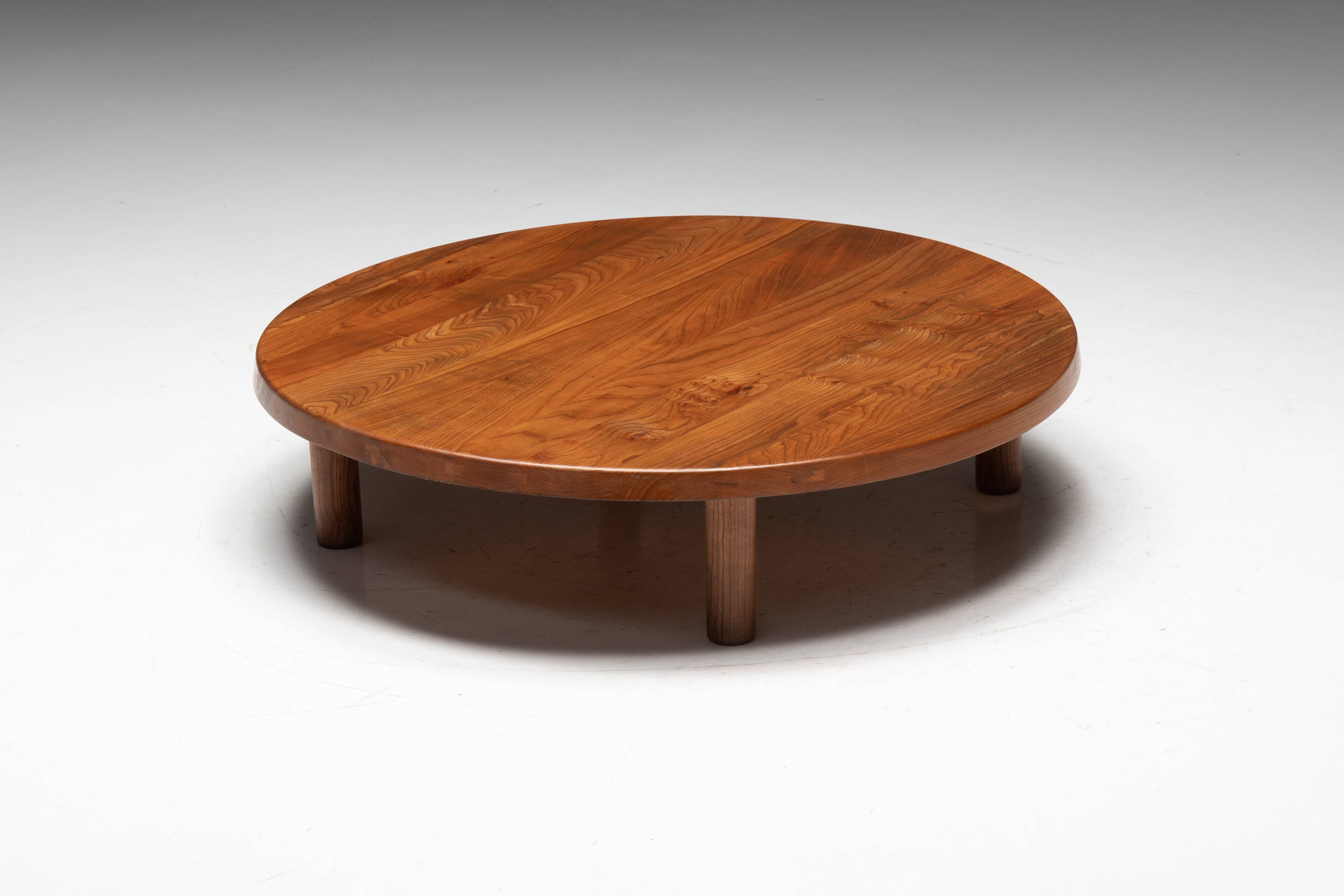 Table basse T02P de Pierre Chapo, France, années 1960