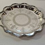 Round silver plated dish Alpacca Berndorf