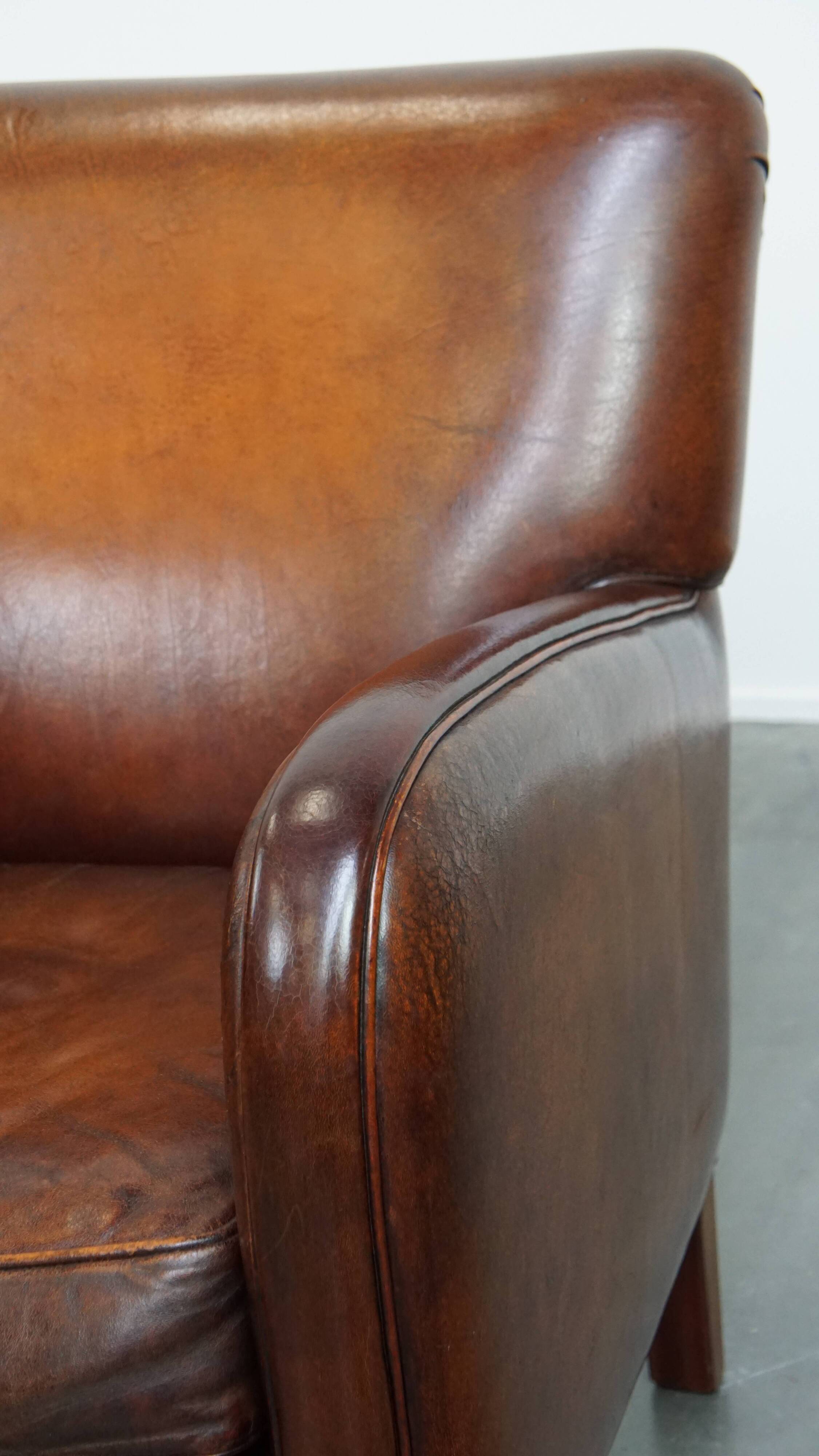 Set of 2 Sheepskin Leather Armchairs