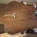 Venetian murano mirror with crystal flower