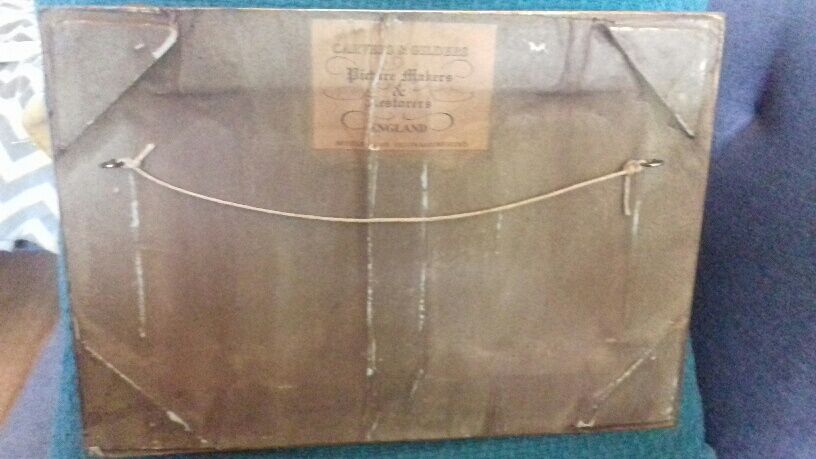 Diptyque couple of old English golfers