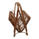 Rattan magazine rack