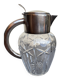Silver crystal lemonade carafe