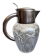 Silver crystal lemonade carafe
