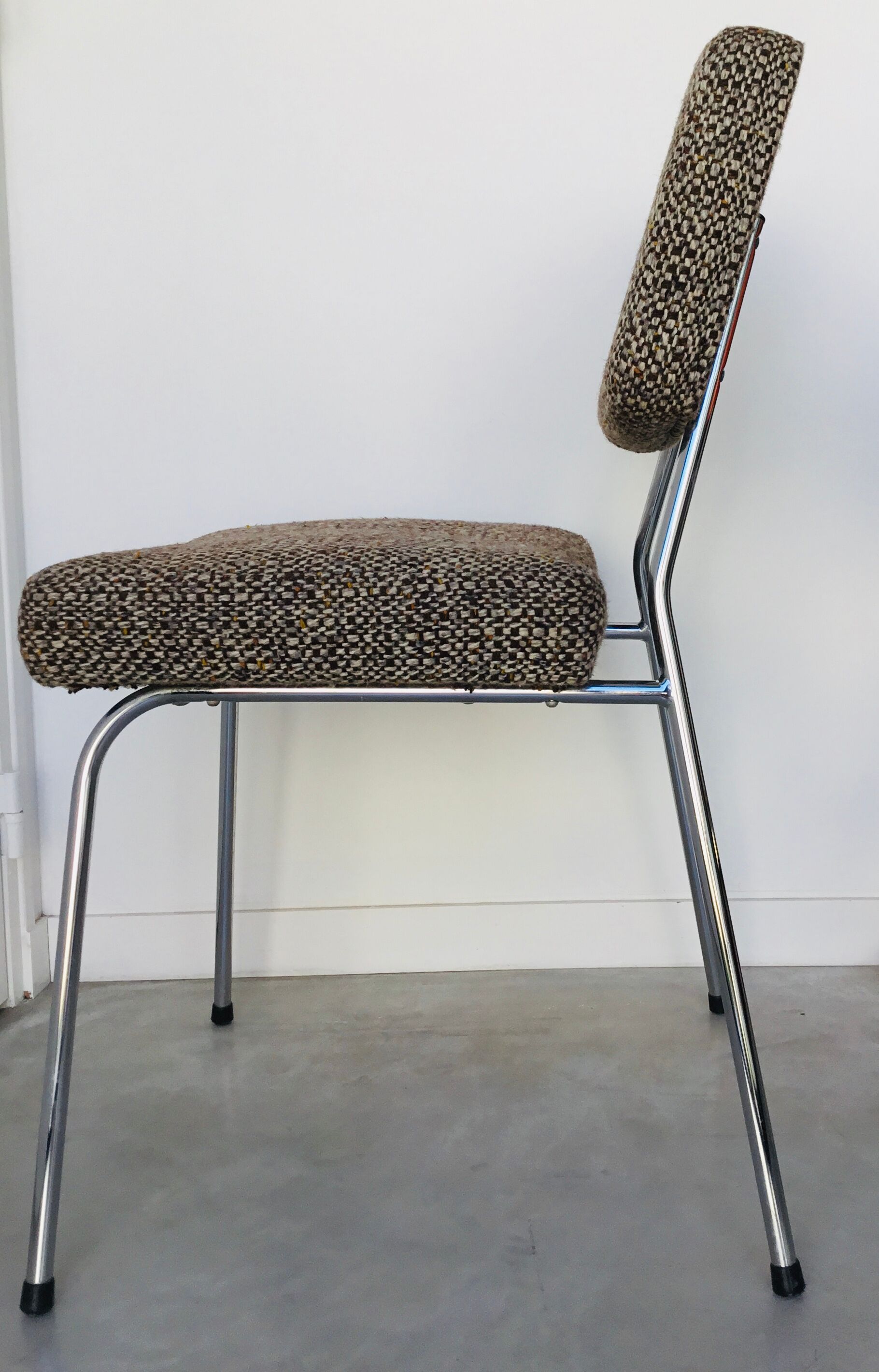 Vintage wool office chair, Vog seats 1960