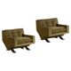 Set of Italian Armchairs by Franz Sartori for Flexform, 1965