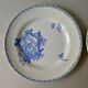 Set of 2 plates in earthenware, 1900