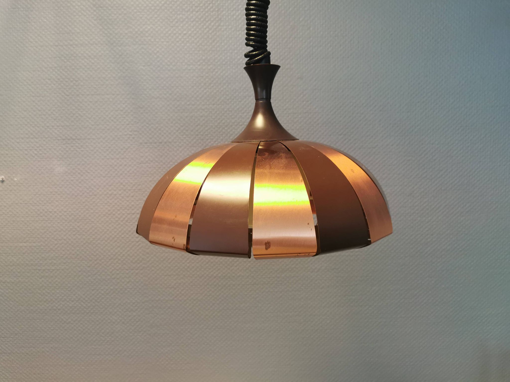 Hanging lamp from the 1970-80s, designed by Danish Werner Schou for his own company Coronell Elektro