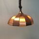 Lampe suspendue des années 1970-80, conçue par le danois Werner Schou pour sa propre entreprise Coronell Elektro