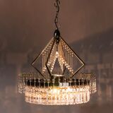 Chandelier 6 lights metal brass 70