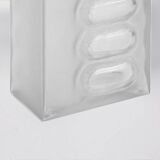 1970s Astonishing "Frost" vase in glass by Arnolfo di Cambio. Made In Italy. This vase is in excelle