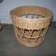 Door plant in rattan and wicker