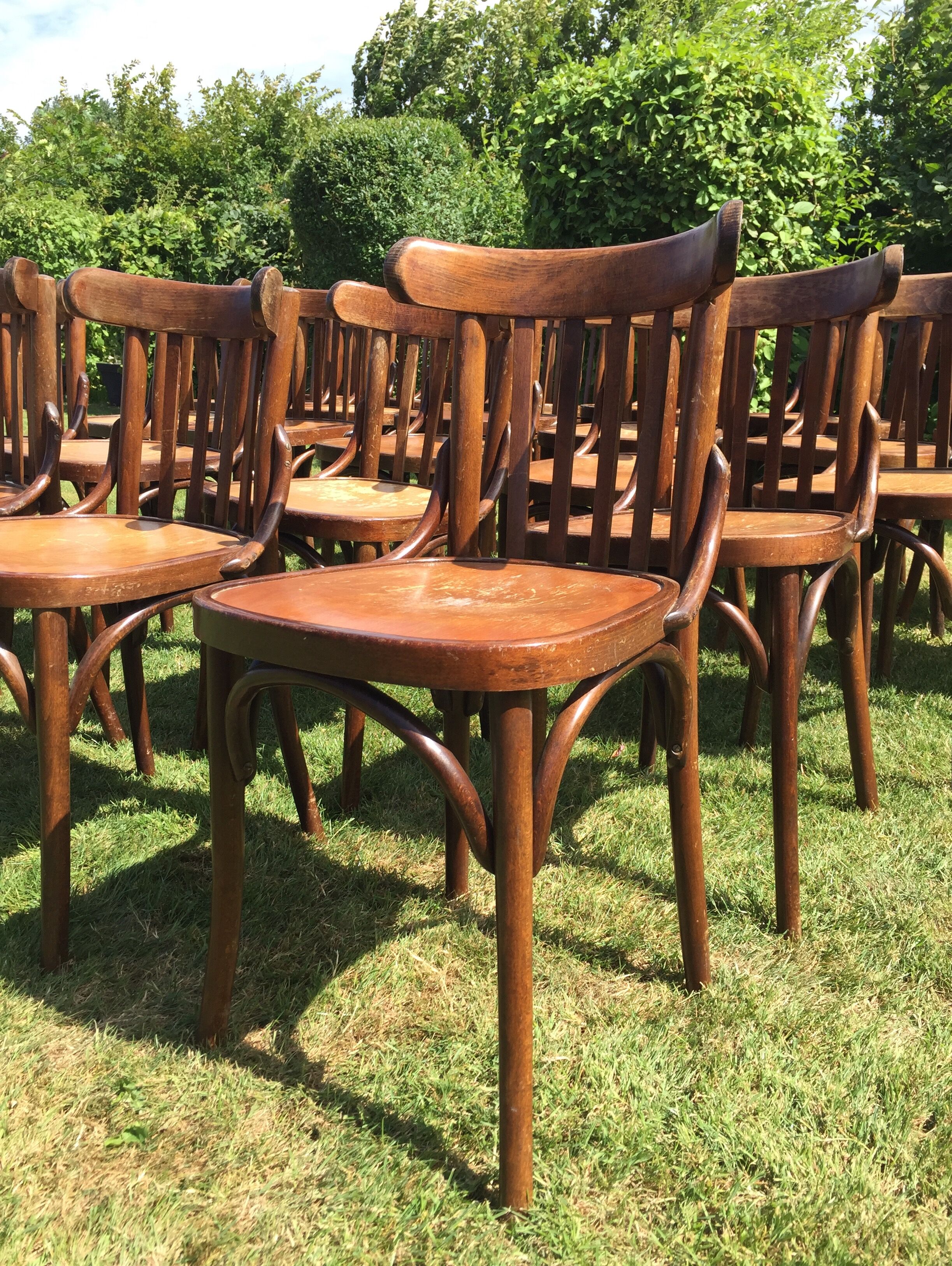 Lot of 26 chairs bistro