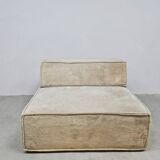 Vintage design seating element modular sofa COR trio