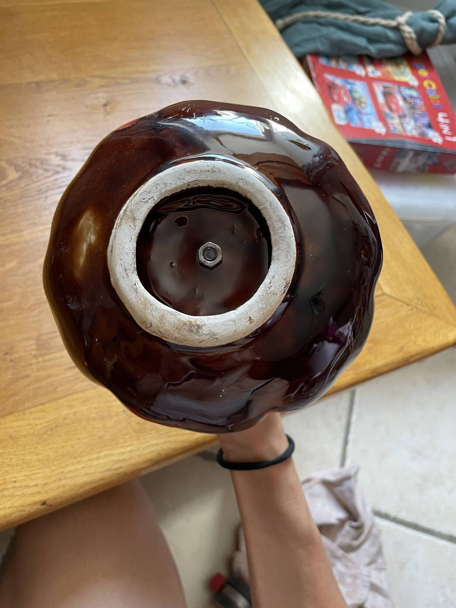 Ceramic catchall and enamels from Vallauris 1950/1960