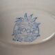 Antique Boch sauce boat with blue decoration – chic country charm