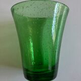 Vase en verre bullé de Biot 1960
