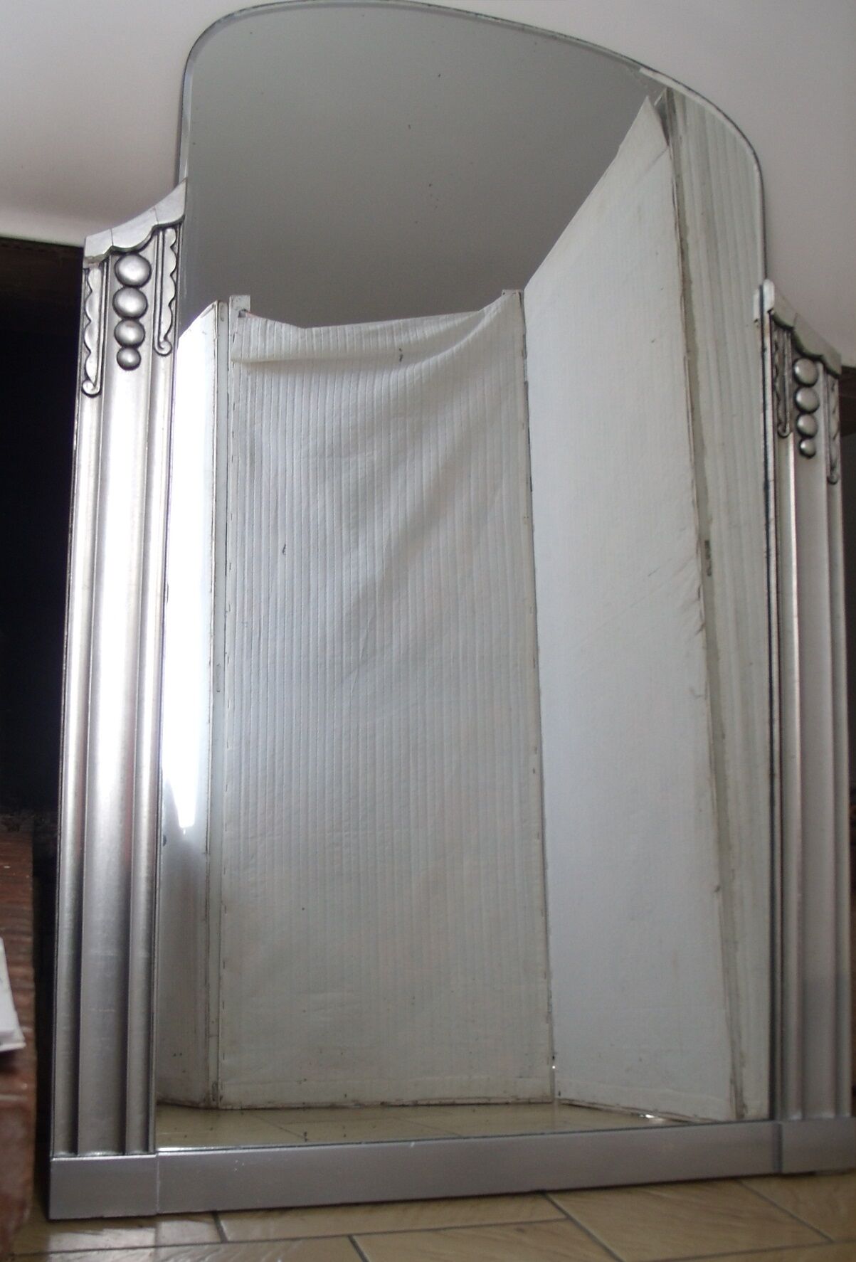 Art deco fireplace mirror - 112x75cm