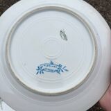 Pair of painted and signed Limoges porcelain plates