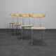 4 chaises de salle à manger postmodernes