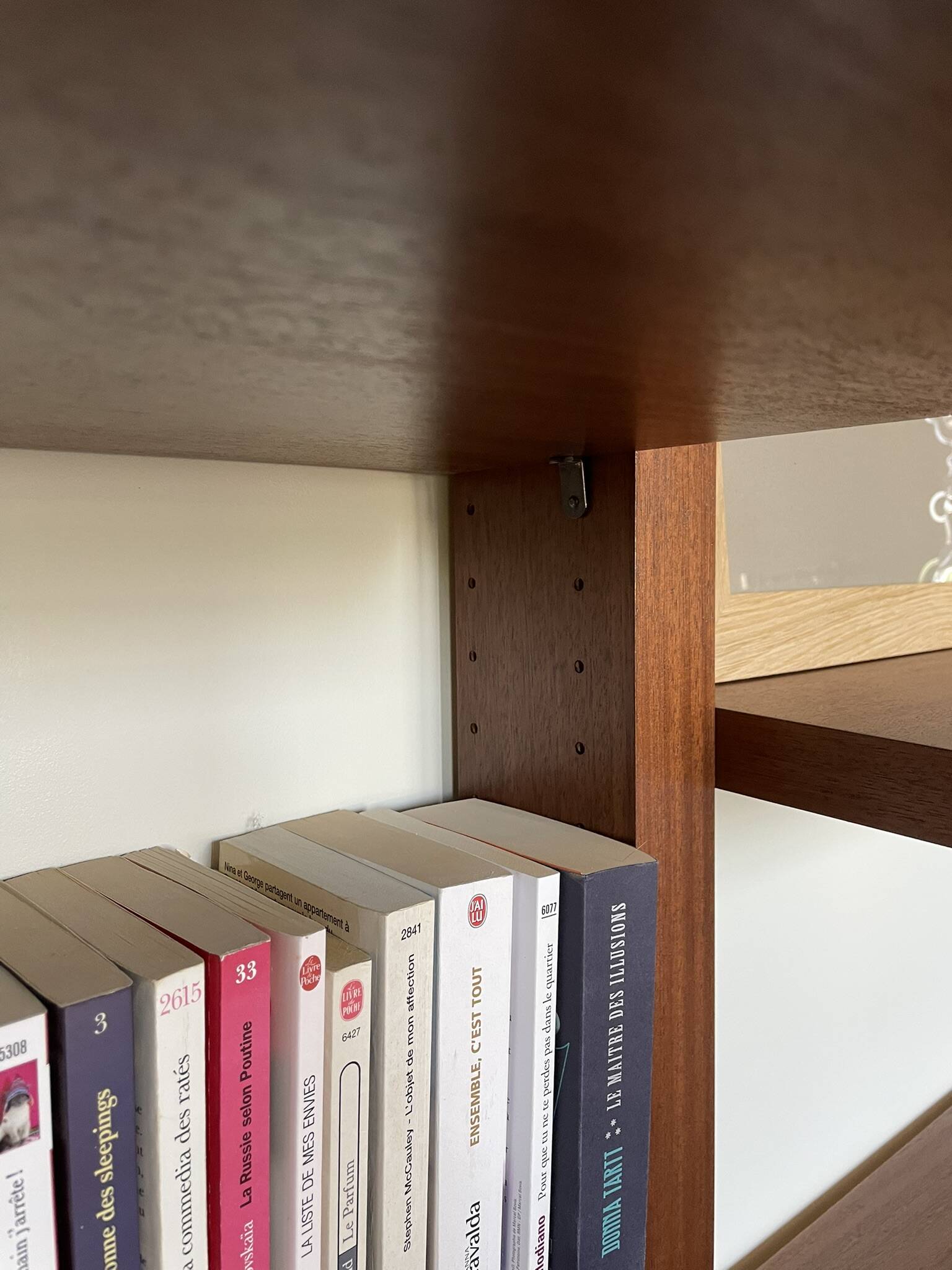 70s teak wall bookcase, minimalist design, 2.5m x 2m