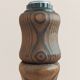 Brutalist Wabi Sabi pine foot lamp by Temde Leuchten 1960's