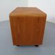 Small rollable teak media sideboard from Dyrlund, 1970s