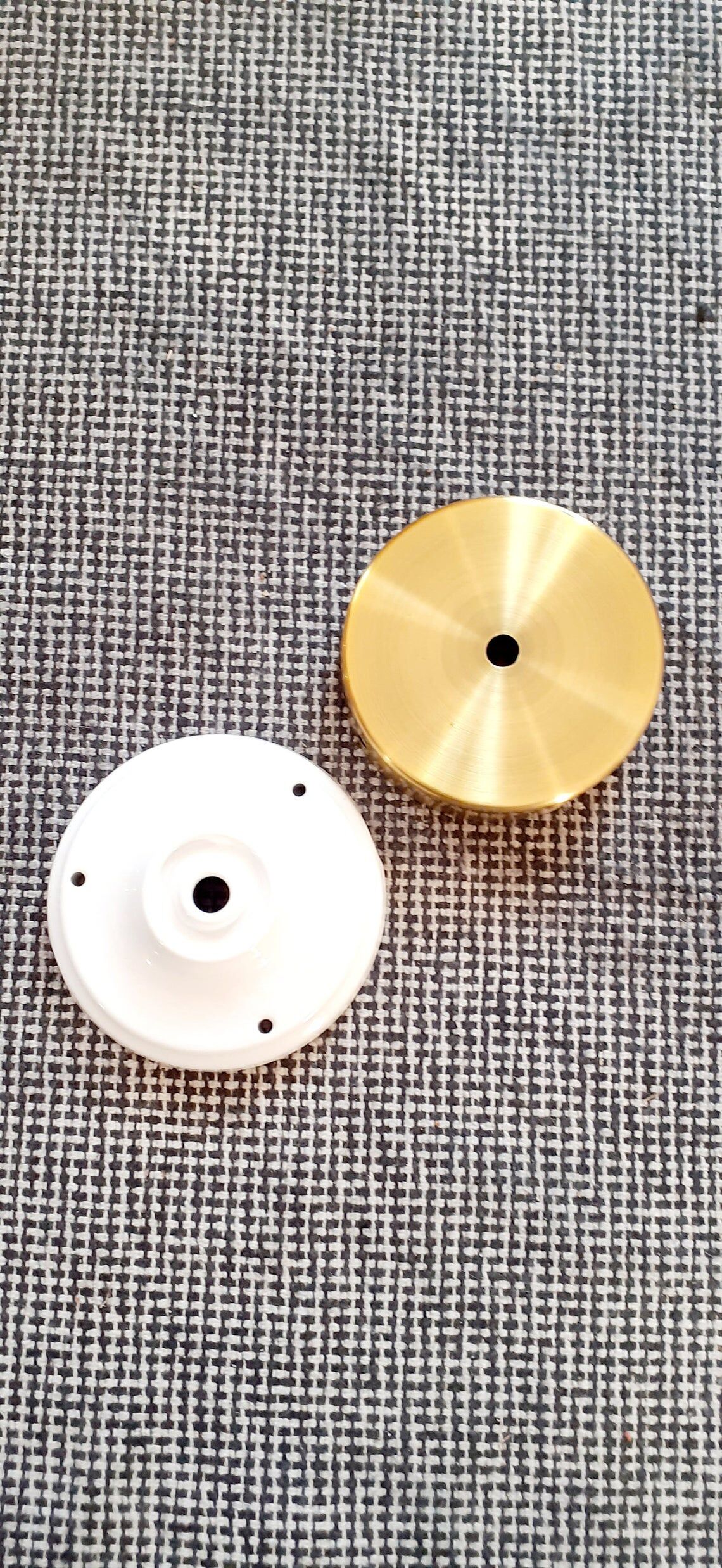 Vintage ceiling lamp or stroller with pink glass globe