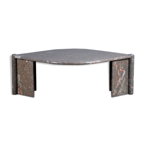 Table basse scandinave roche bobois en marbre
