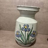 Vase gré émaillée