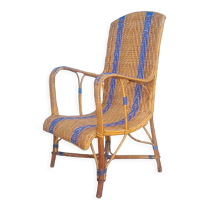 fauteuil en rotin et