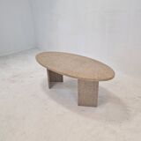 Italian coffee or side table in granite, 1980s