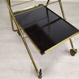 Vintage brass folding dessert