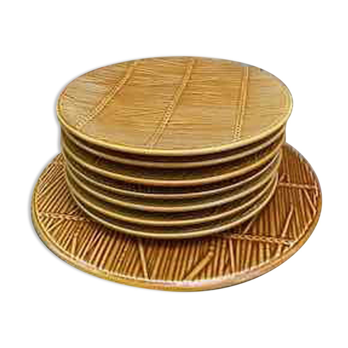 Small plates and presentation dish Gien creation Val d'Or