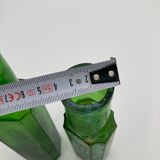 Set of two green vials