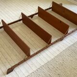 Ergo wall-mounted teak shelves, Vintage Scandinavian 1960s