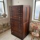 Workshop furniture printing with drawers XL oak