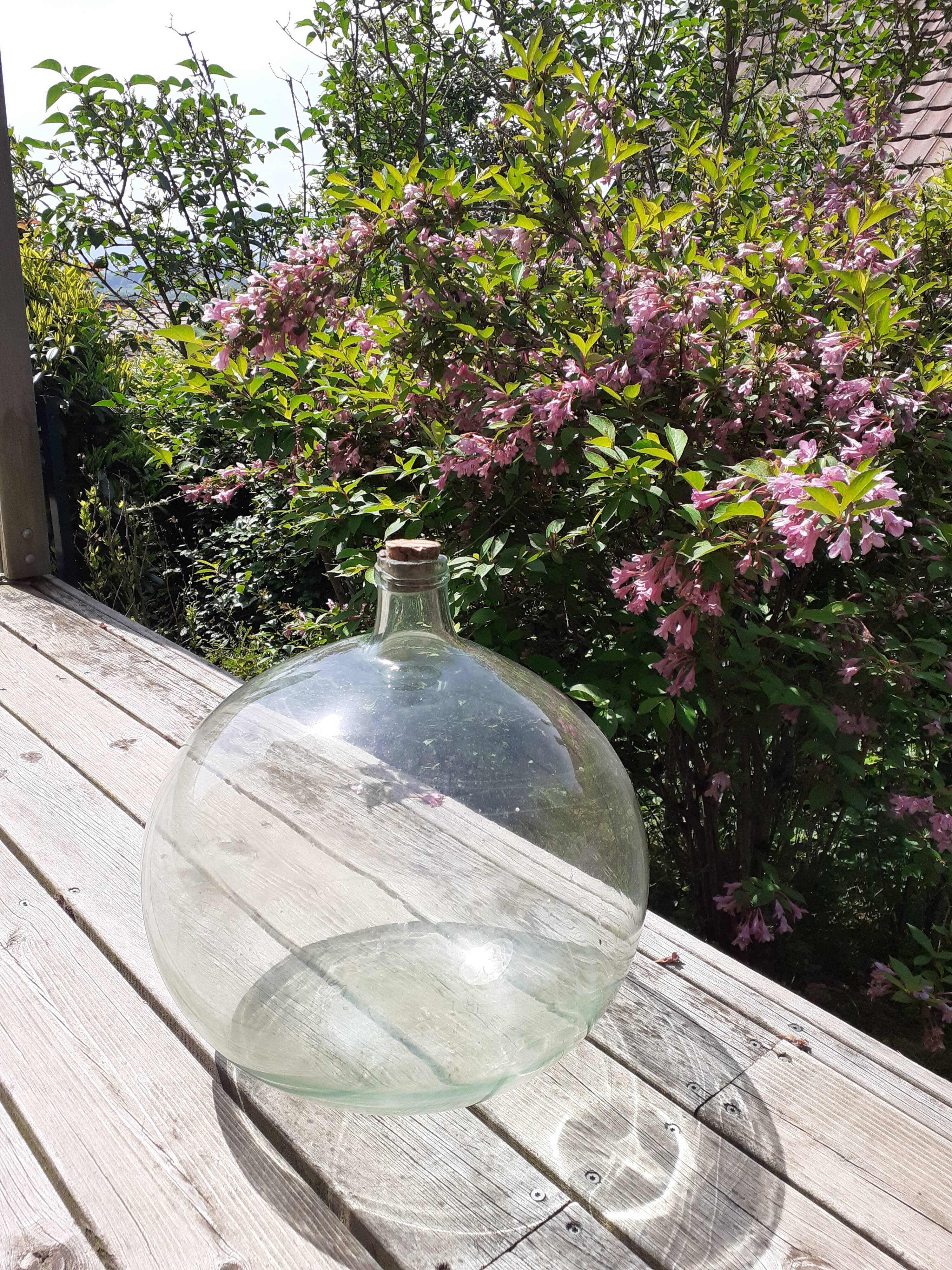 Demijohn and basket