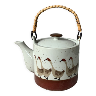 Théière japonaise vintage en porcelaine